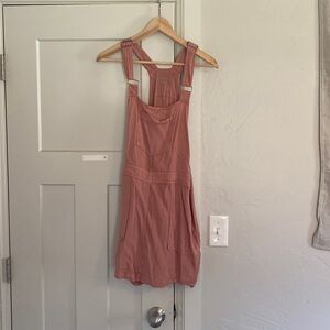 Altar’d state pink skirt overalls